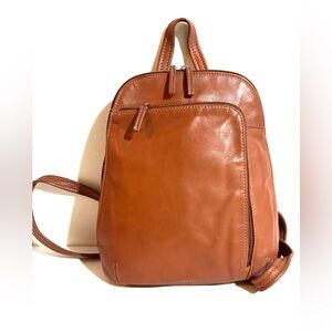Tignanello vintage Brown Leather Interior with Black Lining